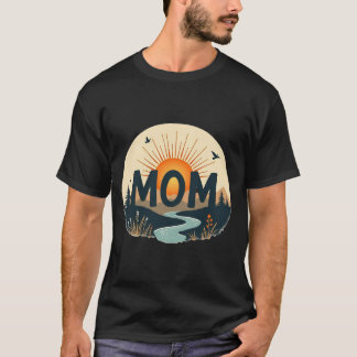 自然を愛するママ Tシャツ