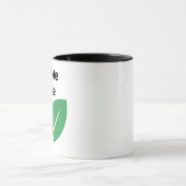 自然を愛する人へのプレゼントに 葉っぱのひとこと 植物パロディTシャツ マグカップ (中央)