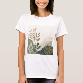 自然を愛する女性用Tシャツ - アースリーTee Tシャツ