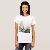 自然を愛する女性用Tシャツ - アースリーTee Tシャツ (正面フル)