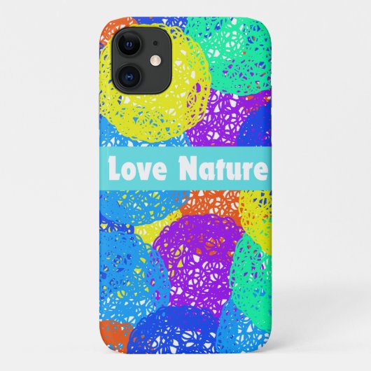 自然を愛すタイポグラフィーアート Case-Mate iPhoneケース (裏面)