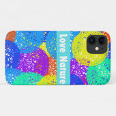 自然を愛すタイポグラフィーアート Case-Mate iPhoneケース (裏面(横))