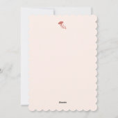 自然を感じる花柄：カーネーションの花模様 シーズンカード (裏面)