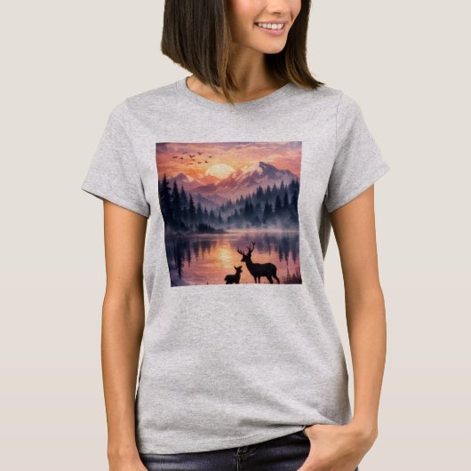 自然を感じるTシャツ Tシャツ (正面)