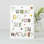 自然を探索しよう - 教師向けカード - 屋外教育 サンキューカード (スタンド正面)