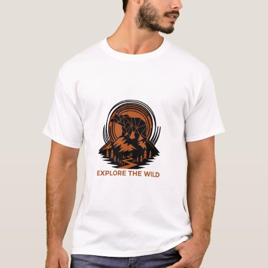自然を探索しよう。 Tシャツ (正面)
