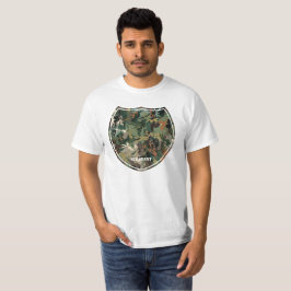 自然を模倣する: カモフラージュの科学 Tシャツ