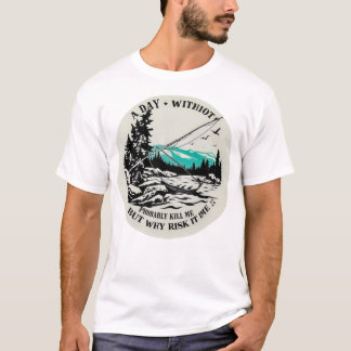 自然を満喫 Tシャツ