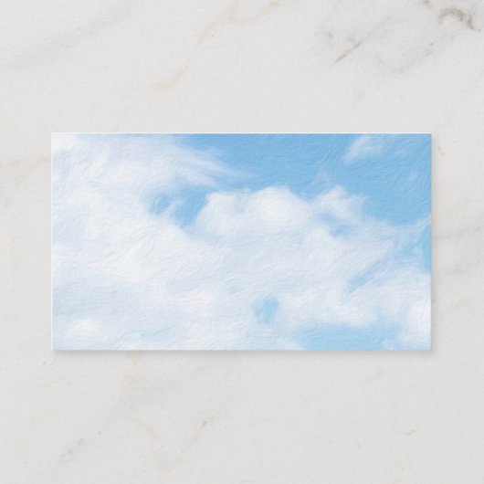 自然アウトドア山松青空 名刺 (裏面)