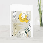 自然アブストラクトカード カード (裏面)