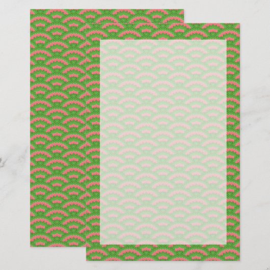 自然アーチ文具 便箋 (正面/裏面)