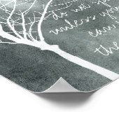 自然アートのポスター引用文は禅の話諺ではない ポスター (角)