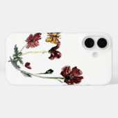 自然アートバタフライポピー Case-Mate iPhoneケース (裏面 (横))
