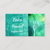 自然アートビジネスカスタムカード両面 名刺 (正面)