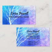 自然アートビジネスカスタムカード両面 名刺 (正面/裏面)