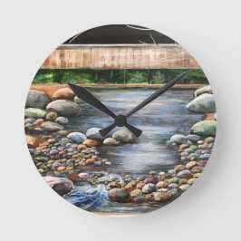 自然アートブルックinフォレスト ラウンド壁時計