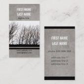 自然アート個人用名刺カスタムカード 名刺 (正面/裏面)