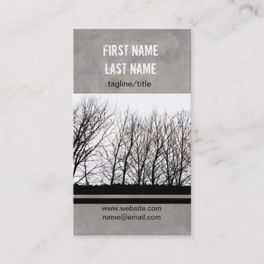 自然アート個人用名刺カスタムカード 名刺 (正面)