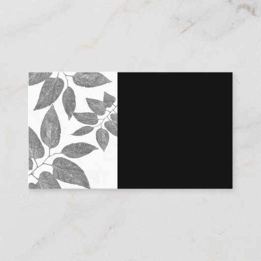 自然アート名刺カスタムテンプレート 名刺 (正面)