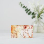 自然アート名刺テンプレート秋の木 名刺 (スタンド正面)