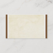 自然アート名刺テンプレートsepia 名刺 (裏面)