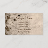 自然アート名刺(セピア) 名刺 (裏面)