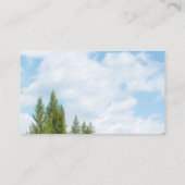 自然アート山川夏の風景 名刺 (裏面)