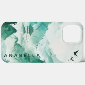 自然アートI名前をカスタムする Case-Mate iPhoneケース (裏面 (横))