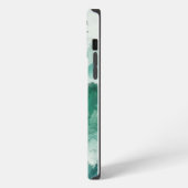 自然アートI名前をカスタムする iPhoneケース (左側面)
