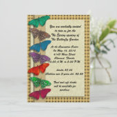 自然イベントへの蝶との招待 招待状 (スタンド正面)