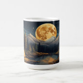 自然インスパイアの野外キャンピングマツ コーヒーマグカップ (中央)