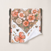 自然インスパイアアーストーンアート バスタオルセット (ウォッシュタオル)