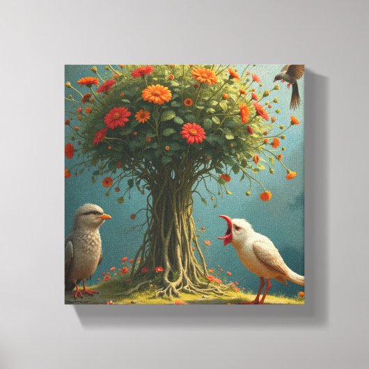 自然インスパイアアート キャンバスプリント (正面)