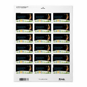 自然インスパイアココペリ結婚差出人住所 ラベル (フルシート)