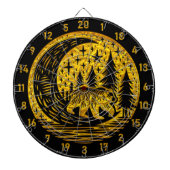 自然インスパイアダーツボード ダーツボード (正面)