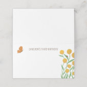 自然インスパイアテー空白のブルテント プレイスカード (外部開封)