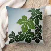 自然インスパイアブルーとグリーンのワ離れイン クッション (ブランケット)