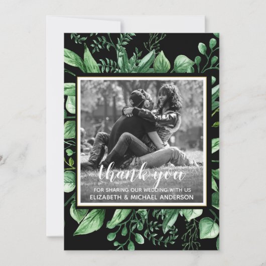 自然インスパイア写真サンキューボタニカル葉 (正面)