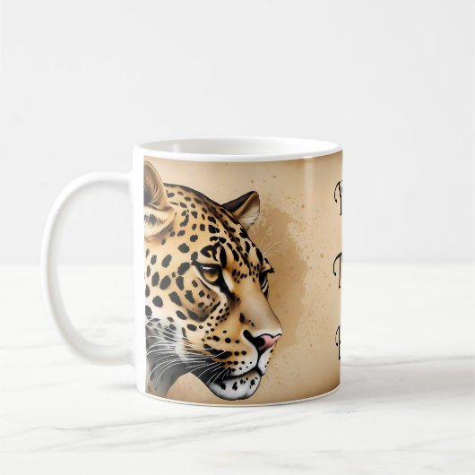 自然インスパイア結婚テーマ コーヒーマグカップ (左)