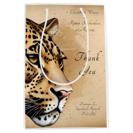 自然インスパイア結婚テーマ ミディアムペーパーバッグ