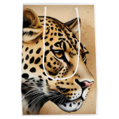 自然インスパイア結婚テーマ ミディアムペーパーバッグ (裏面)