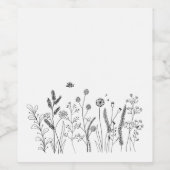 自然インスパイア製品ラベルセット ワインラベル (シングルラベル)