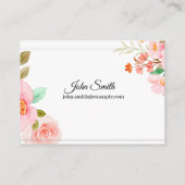 自然インスパイア:カスタム名刺 名刺 (裏面)