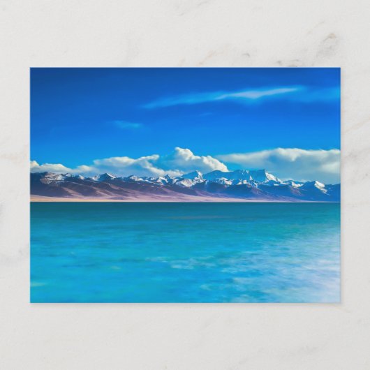 自然インスピレーション中国、山と海 ポストカード (正面)