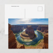 自然インスピレーションHorseshoe Bend,アリゾナ ポストカード (正面/裏面)