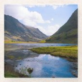 自然ウィュー，山 ガラスコースター (正面)