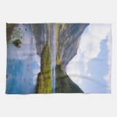 自然ウィュー，山 キッチンタオル (横)