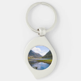 自然ウィュー，山 キーホルダー