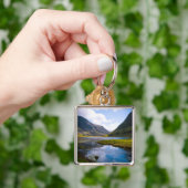 自然ウィュー，山 キーホルダー (手)