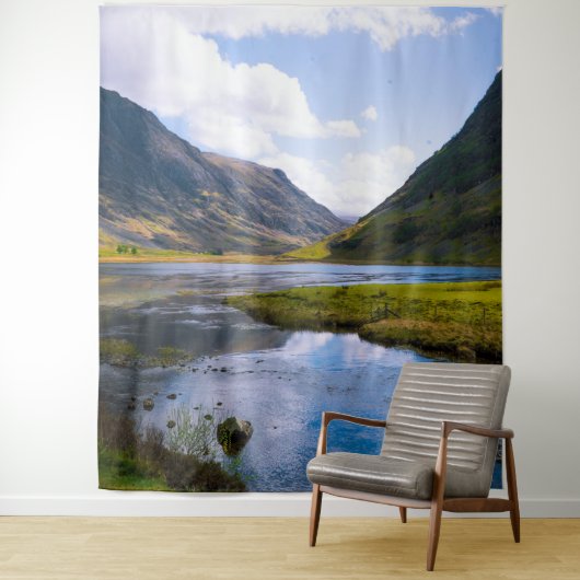 自然ウィュー，山 タペストリー (インサイチュ)